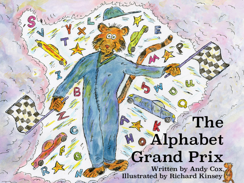 Grit & Grace has in the spotlight Andy Cox. Talking on educating & inspiring children in a book of letters who participate in a car race in Cox’s “The Alphabet Grand Prix.”