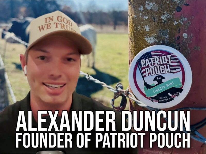 Alexander Duncun founder of Patriot Pouch Alexander Duncun founder of Patriot Pouch