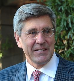 Stephen Moore is an American economist, writer, and conservative television commentator.