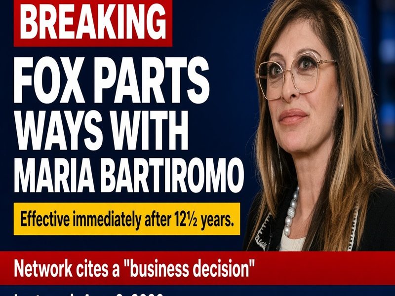 Fox Parts Ways With Maria Bartiromo After 12½ Years Fox Parts Ways With Maria Bartiromo After 12½ Years