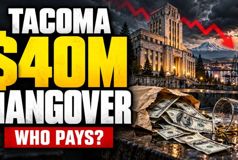 Tacoma’s $40 Million Budget Crisis: COVID Cash Gone—Who Pays?