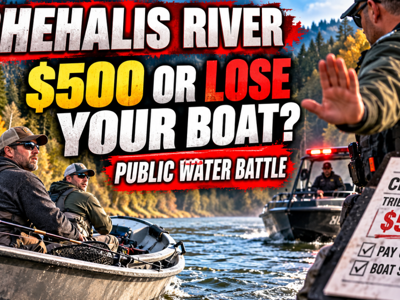 Chehalis River Standoff: $500 Tribal Permit or Lose Your Boat? Washington Fishing Rights